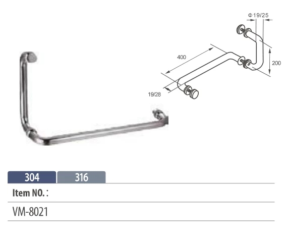 304 Stainelss Steel Fittings Door Handle Wholesale(图1)
